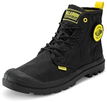 Palladium x Smiley Kasut Kanvas Edisi Terhad Tinggi ''Black Smile''. 77892-008-M Shop Palladium x Smiley Kasut Kanvas Edisi Terhad Tinggi ''Black Smile''. 77892-008-M