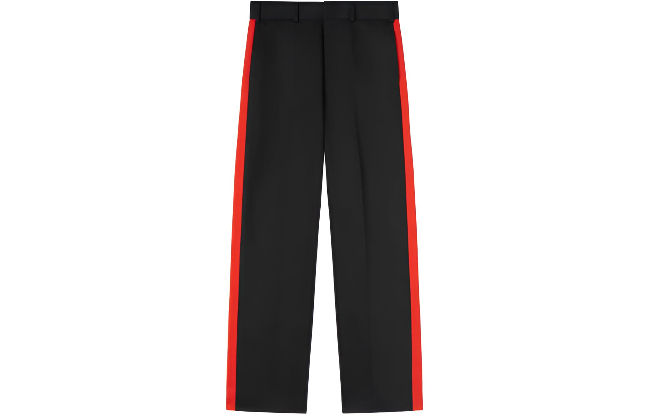 Palm Angels  Black Color-Block Striped Relaxed Fit Track Pants. PMCG008T23FAB0011025
