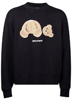 PALM ANGELS Black Decapitated Bear Graphic Print Sweatshirt. PMBA026C99FLE0021060 PALM ANGELS Black Decapitated Bear Graphic Print Sweatshirt. PMBA026C99FLE0021060