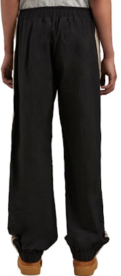 Palm Angels Black Elastic Alphabet Print Casual Pants. PMCJ018F23FAB0011003 Purchase Palm Angels Black Elastic Alphabet Print Casual Pants. PMCJ018F23FAB0011003