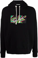Order PALM ANGELS Sudadera Negra con Gráfico de Letras Botánicas. PMBB058S21FLE0041001