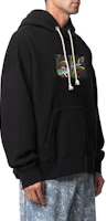 Purchase PALM ANGELS Sudadera Negra con Gráfico de Letras Botánicas. PMBB058S21FLE0041001