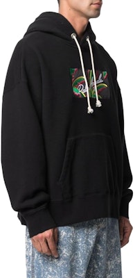 PALM ANGELS 黑色连帽衫植物字母图案. PMBB058S21FLE0041001 Purchase PALM ANGELS 黑色连帽衫植物字母图案. PMBB058S21FLE0041001