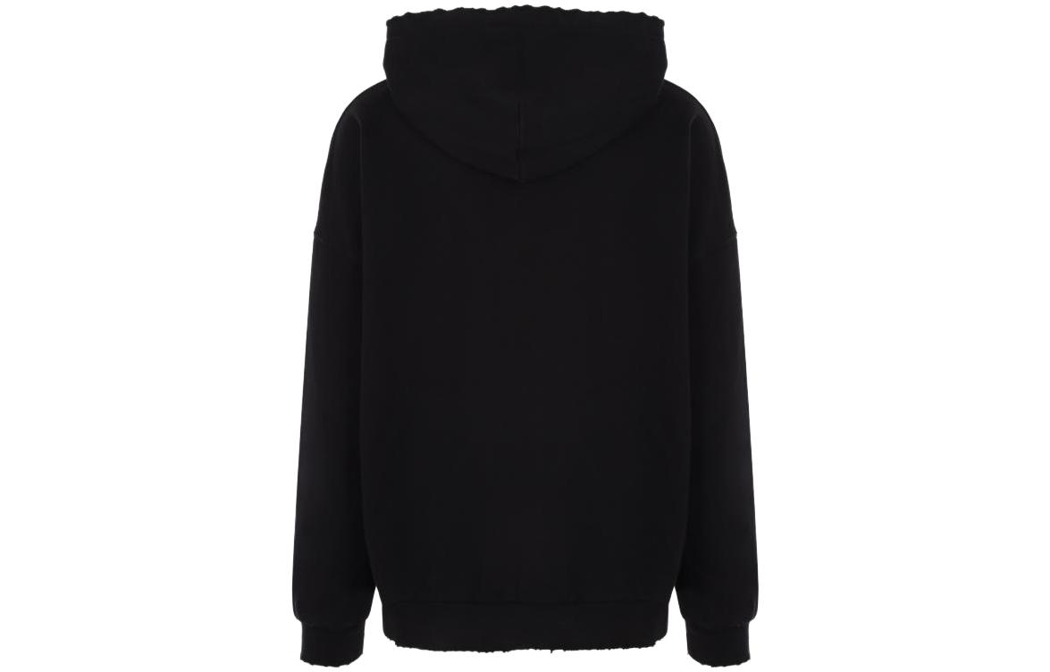 Lookbook Palm Angels Hoodie Hitam dengan Desain Letter Print Pullover. PMBB126E23FLE0011003