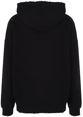 Palm Angels Hoodie Hitam dengan Desain Letter Print Pullover. PMBB126E23FLE0011003 Lookbook Palm Angels Hoodie Hitam dengan Desain Letter Print Pullover. PMBB126E23FLE0011003