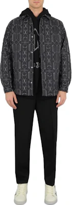 Palm Angels Hoodie Hitam dengan Desain Letter Print Pullover. PMBB126E23FLE0011003 Shop Palm Angels Hoodie Hitam dengan Desain Letter Print Pullover. PMBB126E23FLE0011003