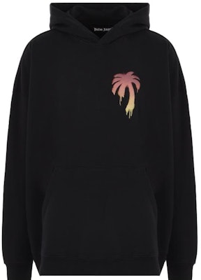 Palm Angels Hoodie Hitam Letter Print Pullover PMBB126F23FLE0021025 Buy Palm Angels Hoodie Hitam Letter Print Pullover PMBB126F23FLE0021025