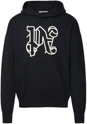 PALM ANGELS 黑色标志印花连帽卫衣 PMHU006R24KNI0011003 Buy PALM ANGELS 黑色标志印花连帽卫衣 PMHU006R24KNI0011003