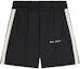Order Palm Angels Black Side Stripe Logo Print Casual Shorts. PMCL004C99FAB0011003