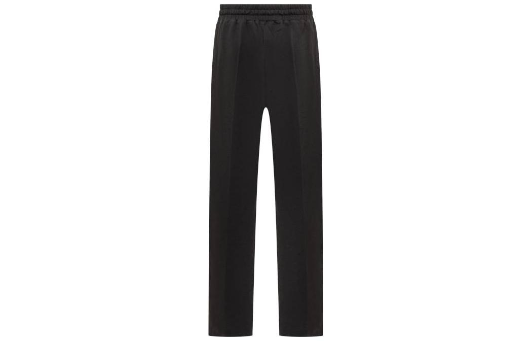 Lookbook PALM ANGELS  Black Solid Straight-Leg Casual Pants PMCJ023E23FAB0011003