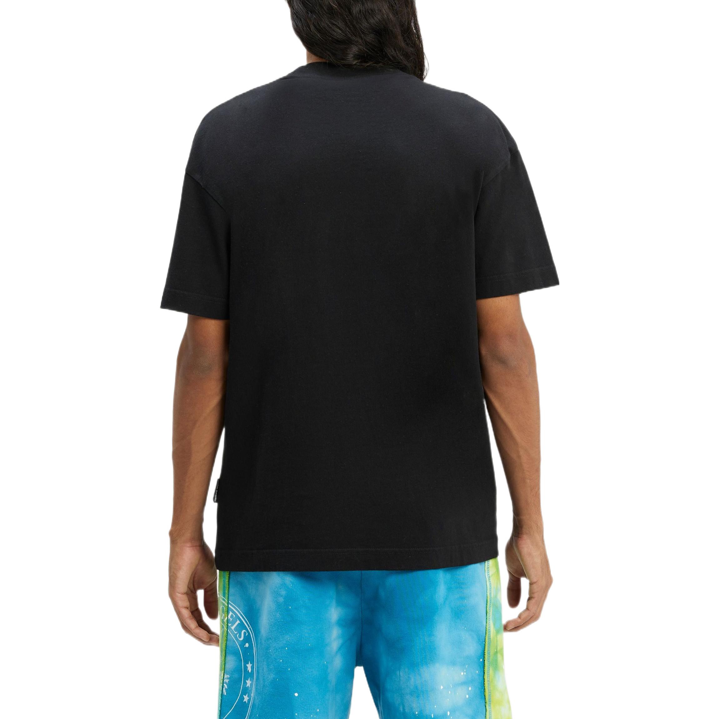 Purchase 팜 엔젤스 블랙 스타 스프레이 페인트 프린트 크루넥 티셔츠. PMAA001C99JER0241018