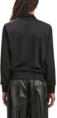 Chaqueta Negra Palm Angels de Pista con Cremallera y Cuello Alto a Rayas. PMBD058S24FAB0011003 Purchase Chaqueta Negra Palm Angels de Pista con Cremallera y Cuello Alto a Rayas. PMBD058S24FAB0011003