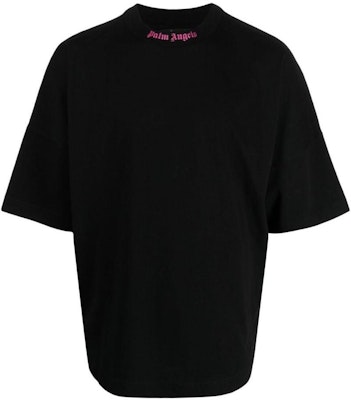 Palm Angels Casual Letter Print Crewneck T-Shirt Black PMAA002C99JER0081032 Order Palm Angels Casual Letter Print Crewneck T-Shirt Black PMAA002C99JER0081032