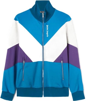 Palm Angels Colorblock Stripe Track Jacket with High Neck Zip PMBD034F22FAB0014703 Order Palm Angels Colorblock Stripe Track Jacket with High Neck Zip PMBD034F22FAB0014703