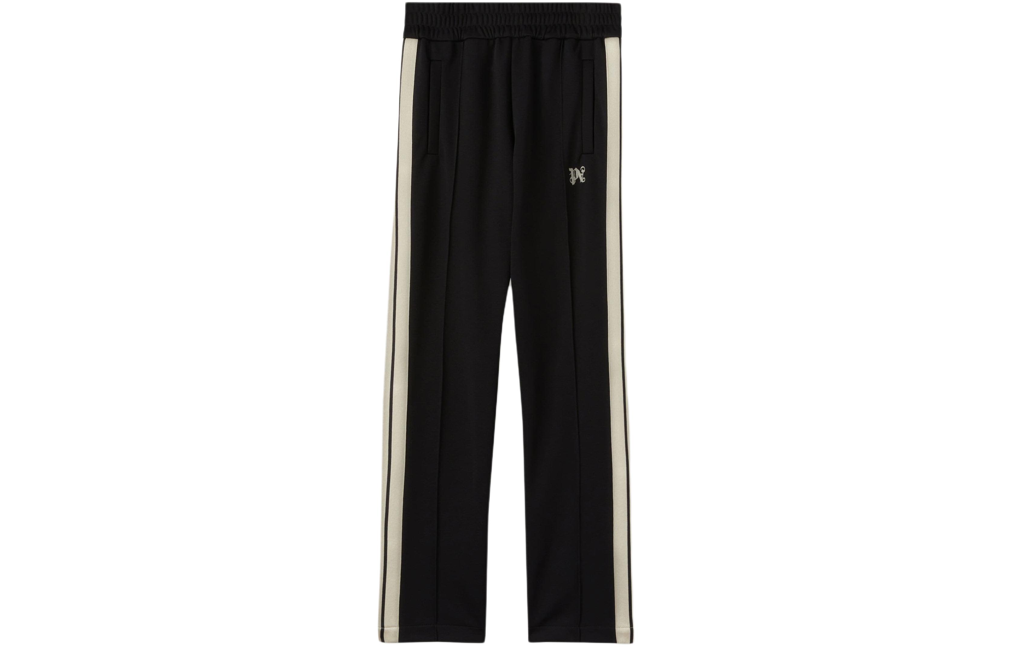 Order PALM ANGELS  Embroidered Logo Track Pants with Striped Trim. PMCJ020R24FAB0011003