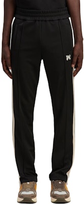 PALM ANGELS Embroidered Logo Track Pants with Striped Trim. PMCJ020R24FAB0011003 Shop PALM ANGELS Embroidered Logo Track Pants with Striped Trim. PMCJ020R24FAB0011003