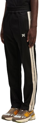 PALM ANGELS Embroidered Logo Track Pants with Striped Trim. PMCJ020R24FAB0011003 Details for PALM ANGELS Embroidered Logo Track Pants with Striped Trim. PMCJ020R24FAB0011003