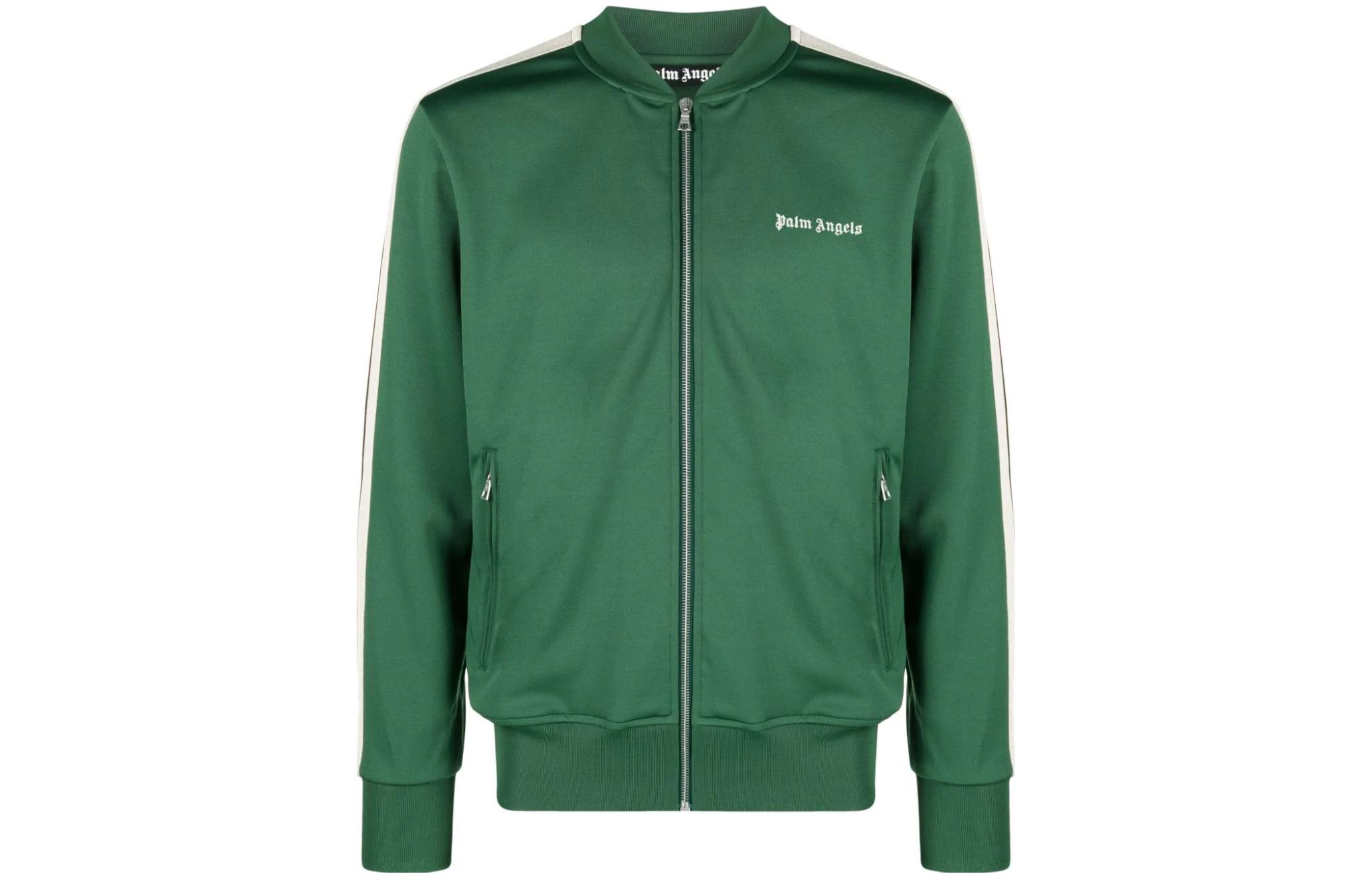 Order 棕榈天使绿色纯色拉链休闲夹克. PMBD061F23FAB0015701