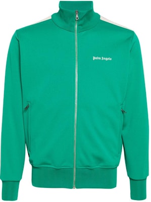 Palm Angels Jaket Track Hijau Stripe Letter Print. PMBD058S24FAB0015503 Order Palm Angels Jaket Track Hijau Stripe Letter Print. PMBD058S24FAB0015503
