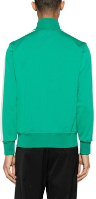 Palm Angels Jaket Track Hijau Stripe Letter Print. PMBD058S24FAB0015503 Shop Palm Angels Jaket Track Hijau Stripe Letter Print. PMBD058S24FAB0015503