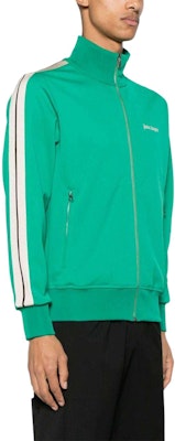 Palm Angels Jaket Track Hijau Stripe Letter Print. PMBD058S24FAB0015503 Purchase Palm Angels Jaket Track Hijau Stripe Letter Print. PMBD058S24FAB0015503