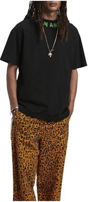 Palm Angels 經典標誌印花黑色T恤 PMAA072S24JER0021070 Order Palm Angels 經典標誌印花黑色T恤 PMAA072S24JER0021070