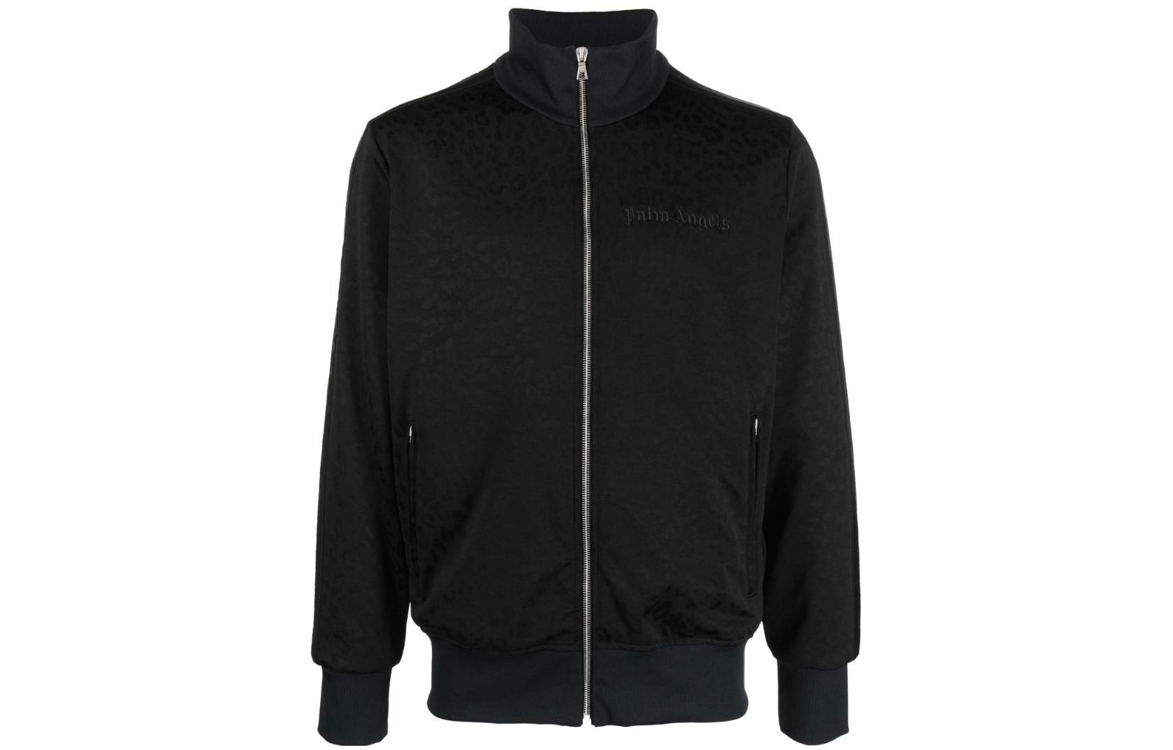 Order PALM ANGELS  Logo Print High-Neck Track Jacket PMBD001F22FAB0091001