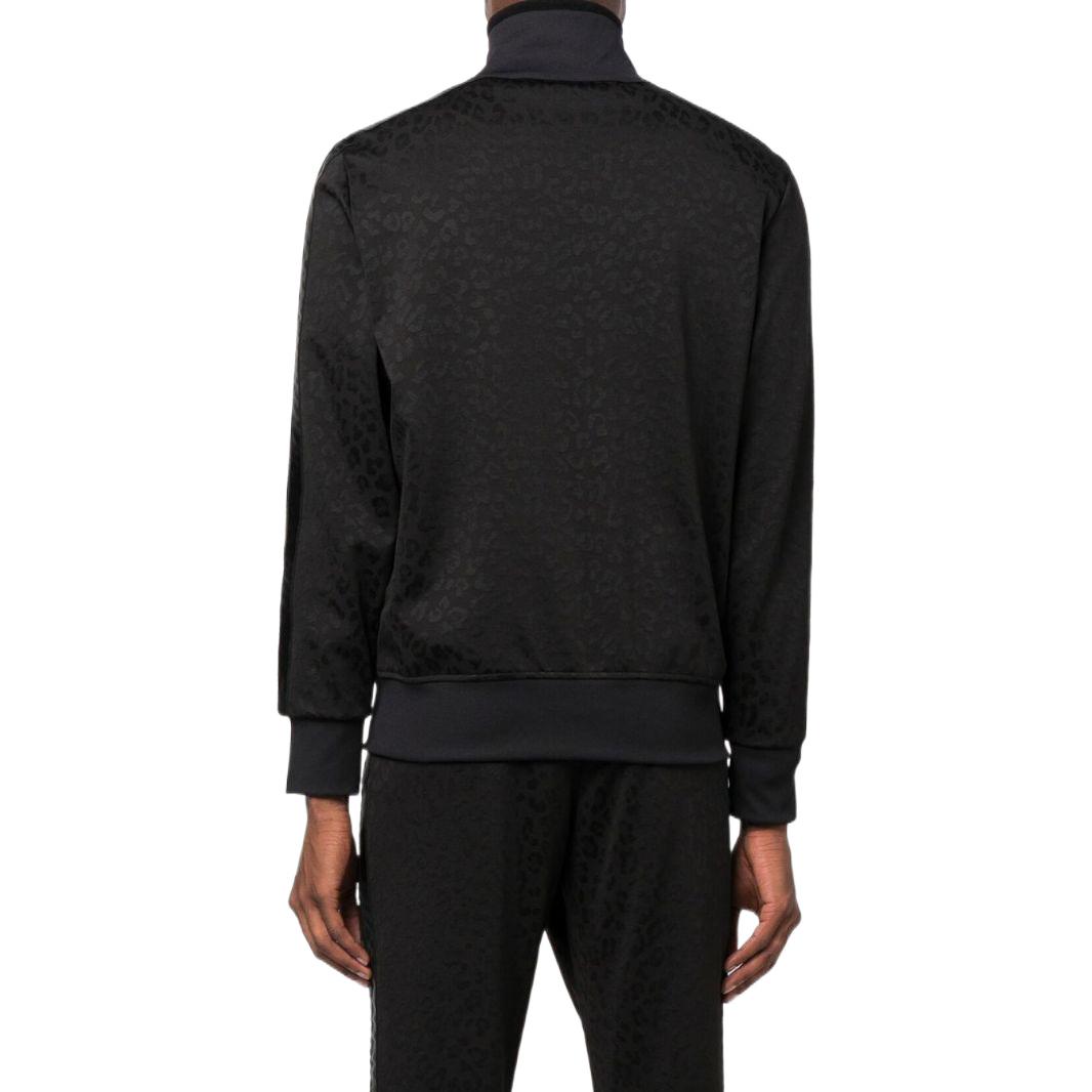 Shop PALM ANGELS  Logo Print High-Neck Track Jacket PMBD001F22FAB0091001