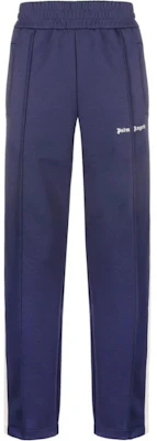 Palm Angels Navy Blue Side Stripe Straight-Leg Track Pants PMCJ020F23FAB0014601 Buy Palm Angels Navy Blue Side Stripe Straight-Leg Track Pants PMCJ020F23FAB0014601
