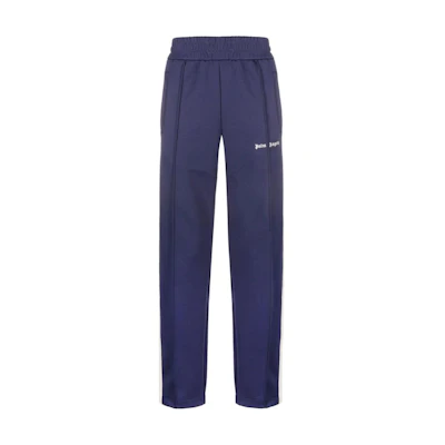 Palm Angels Navy Blue Side Stripe Straight-Leg Track Pants PMCJ020F23FAB0014601