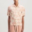 Lookbook 棕榈天使粉色棕榈树印花短袖衬衫 PMGG005R24FAB0010330