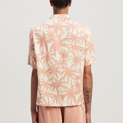 棕榈天使粉色棕榈树印花短袖衬衫 PMGG005R24FAB0010330 Shop 棕榈天使粉色棕榈树印花短袖衬衫 PMGG005R24FAB0010330