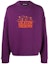 Buy Palm Angels 紫色標語山脈圖案長袖衛衣 PMBA026F21FLE0033720