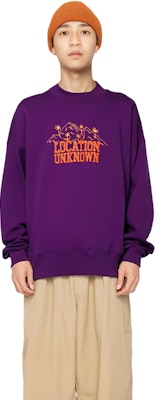 Palm Angels 紫色標語山脈圖案長袖衛衣 PMBA026F21FLE0033720 Details for Palm Angels 紫色標語山脈圖案長袖衛衣 PMBA026F21FLE0033720