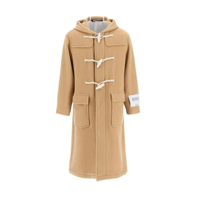 Palm Angels Single-Breasted Mid-Length Coat PMEA178F21FAB001