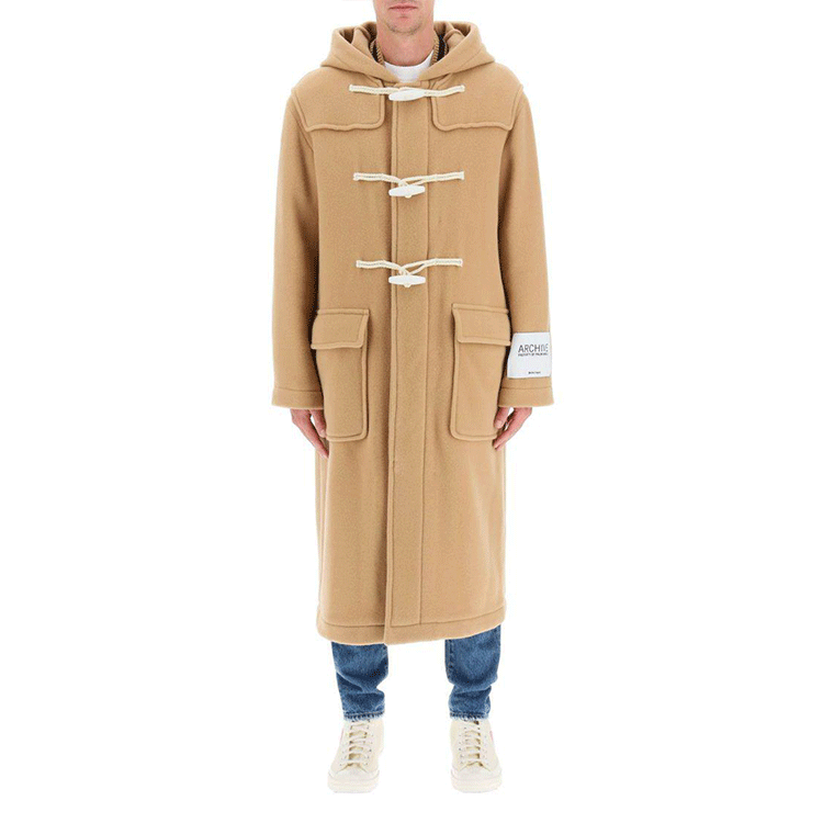 Palm Angels  Single-Breasted Mid-Length Coat PMEA178F21FAB001 圖 3