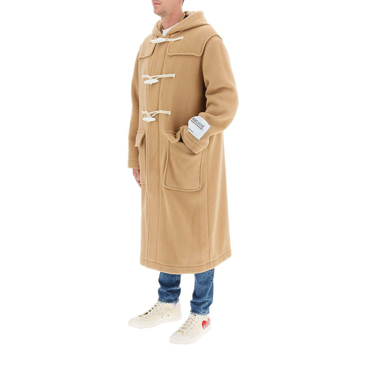 Palm Angels  Single-Breasted Mid-Length Coat PMEA178F21FAB001 圖 4