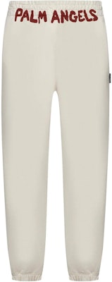 Palm Angels 修身針織運動褲 印花米色 PMCH011S24FLE0020325 Order Palm Angels 修身針織運動褲 印花米色 PMCH011S24FLE0020325