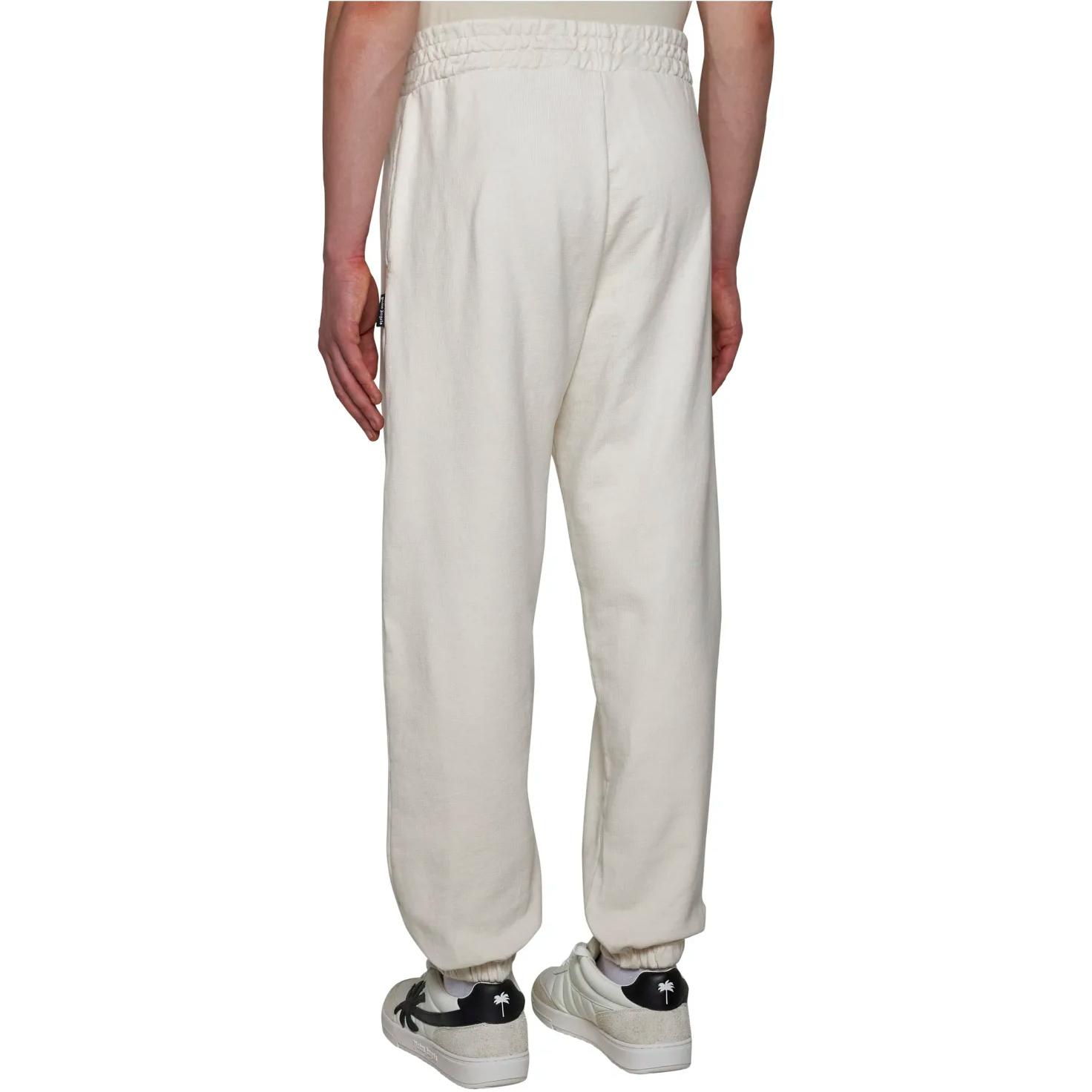 Purchase Palm Angels 修身針織運動褲 印花米色 PMCH011S24FLE0020325