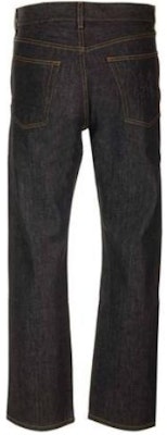 PALM ANGELS Solid Black Straight-Leg Button Casual Pants PMYA040R24DEN0011072 Lookbook PALM ANGELS Solid Black Straight-Leg Button Casual Pants PMYA040R24DEN0011072