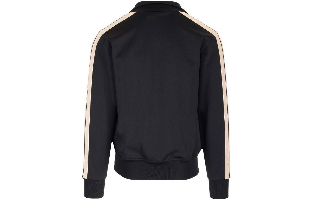 Lookbook Chaqueta Palm Angels con cremallera y cuello alto a rayas. PMBD058E23FAB0011003