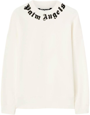 PALM ANGELS Crewneck Putih dengan Cetakan Logo di Kolar. PMBA026F24FLE0090310 Buy PALM ANGELS Crewneck Putih dengan Cetakan Logo di Kolar. PMBA026F24FLE0090310
