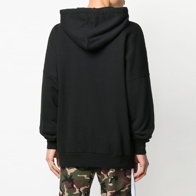 Shop Palm Angels Anti-Theft Pin Detail Hoodie Black PMBB036R204410011001