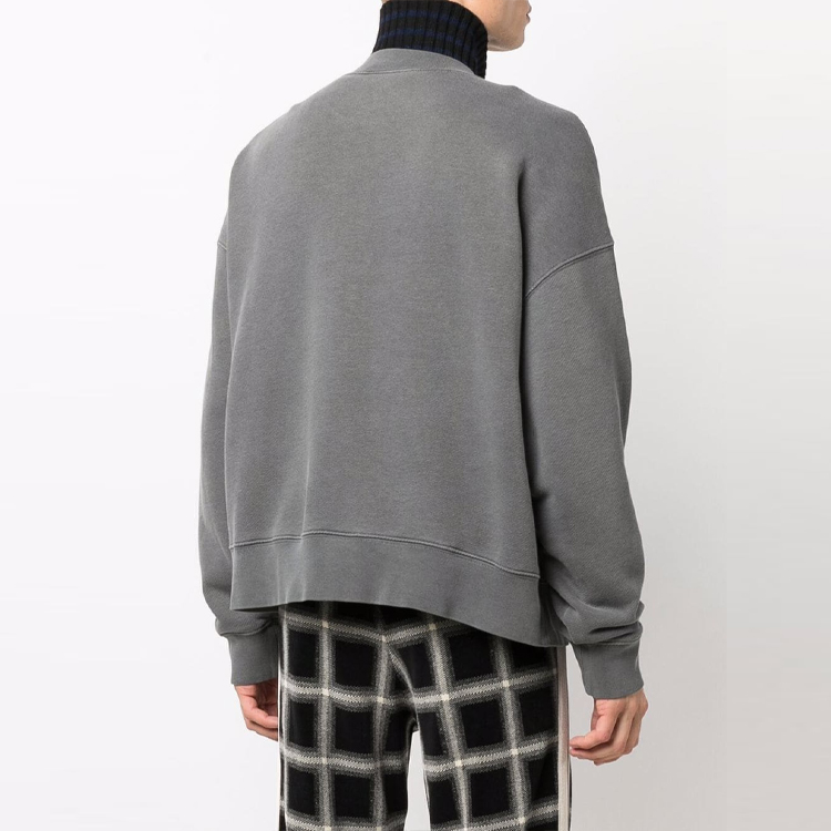 Details for Palm Angels 拱形標誌印花灰色圓領衛衣 PMBA026F21FLE0041001