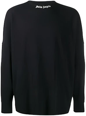 Palm Angels Back Logo Long Sleeve Sweatshirt Black PMAB001E194130021001 Buy Palm Angels Back Logo Long Sleeve Sweatshirt Black PMAB001E194130021001