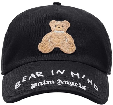 Palm Angels Bear Accent Cotton Baseball Cap Black Men’s PMLB108F24FAB0011060 Buy Palm Angels Bear Accent Cotton Baseball Cap Black Men’s PMLB108F24FAB0011060