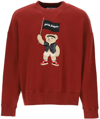 Palm Angels Bear Graphic Knit Pullover Sweatshirt Red - PMBA026S21FLE0078501S Buy Palm Angels Bear Graphic Knit Pullover Sweatshirt Red - PMBA026S21FLE0078501S