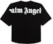 Order パーム エンジェルス ブラック バックロゴプリント 半袖 Tシャツ PMAA002R21JER0011001