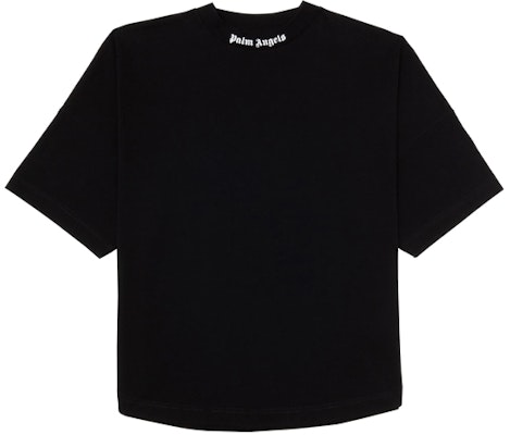 パーム エンジェルス ブラック バックロゴプリント 半袖 Tシャツ PMAA002R21JER0011001 Lookbook パーム エンジェルス ブラック バックロゴプリント 半袖 Tシャツ PMAA002R21JER0011001