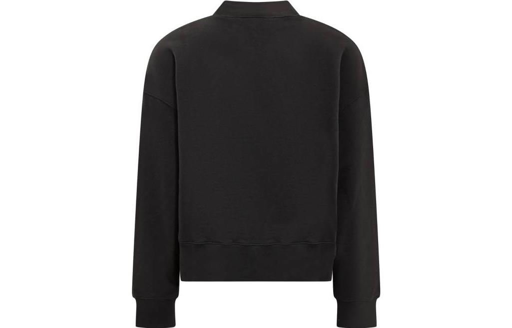 Lookbook Palm Angels 黑色圓領運動衫 男裝 字母印花與植物設計 PMBA026E23FLE0071001